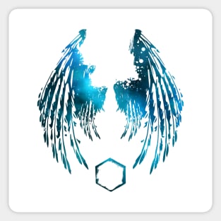 Blue Cosmos - Wings Sticker